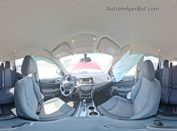 5N1DR2MN2HC698657 2017 NISSAN PATHFINDER Red Vista interior de 360 grados