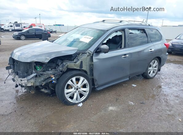 5N1DR2MN2JC605917 2018 NISSAN PATHFINDER Gray Передня ліва чверть