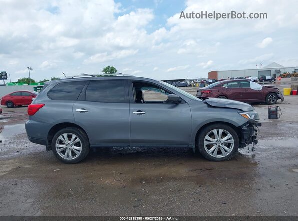 5N1DR2MN2JC605917 2018 NISSAN PATHFINDER Gray Вид задньої частини салону
