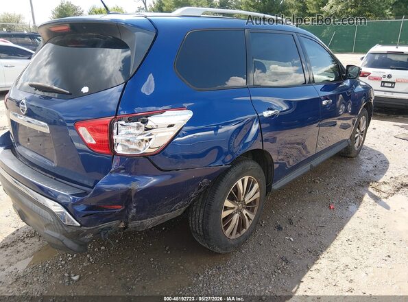 5N1DR2MN2JC612818 2018 NISSAN PATHFINDER Blue Trasero derecho
