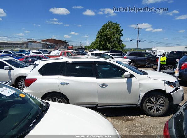 5N1DR2MN3HC602485 2017 NISSAN PATHFINDER White Սալոնի հետևի տեսք