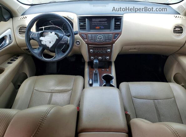 5N1DR2MN3HC629766 2017 NISSAN PATHFINDER White Առջևի վահանակի տեսք