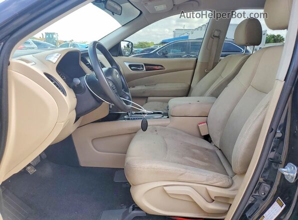 5N1DR2MN3HC674741 2017 NISSAN PATHFINDER Black Vista interior delantera