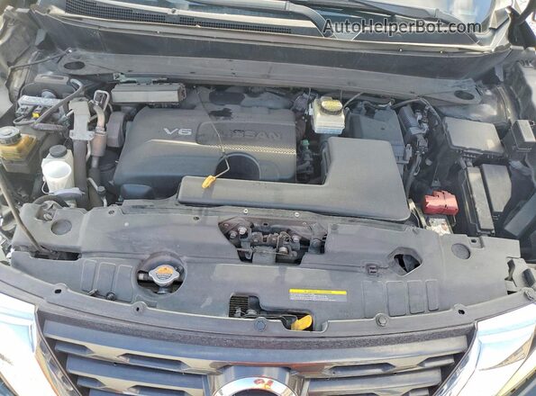 5N1DR2MN3HC674741 2017 NISSAN PATHFINDER Black Vista del compartimento del motor