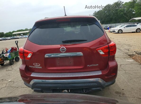 5N1DR2MN3JC637971 2018 NISSAN PATHFINDER Красный Вид сзади
