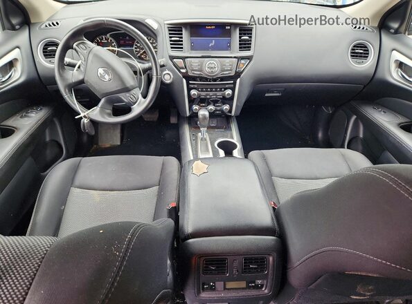 5N1DR2MN3KC631282 2019 NISSAN PATHFINDER Gray Dashboard view
