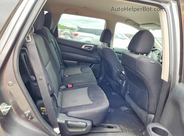 5N1DR2MN3KC631282 2019 NISSAN PATHFINDER Gray Rear seats view