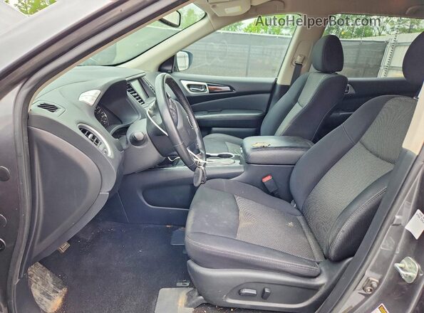 5N1DR2MN3KC631282 2019 NISSAN PATHFINDER Gray Front interior view