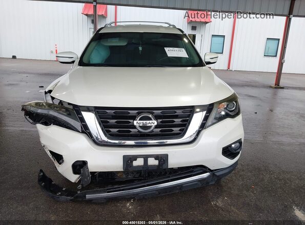 5N1DR2MN4HC910751 2017 NISSAN PATHFINDER White Instrument cluster view