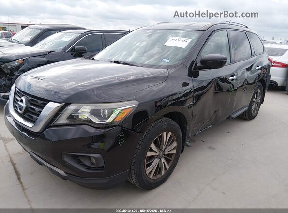 5N1DR2MN4JC648686 2018 NISSAN PATHFINDER Black წინა მარცხენა ხედი სამი მეოთხედიდან
