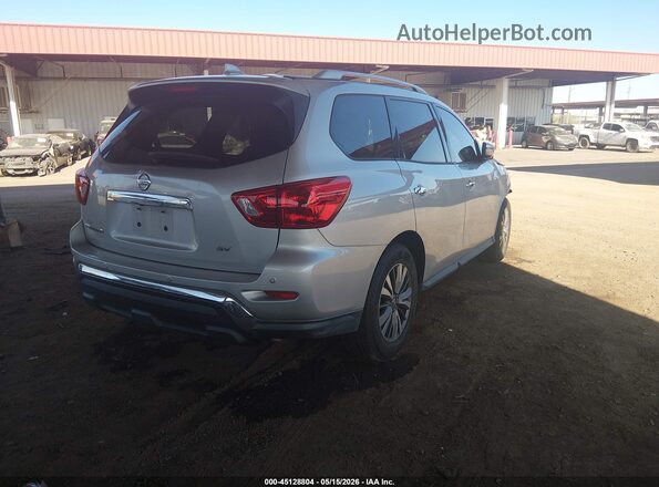 5N1DR2MN4KC607508 2019 NISSAN PATHFINDER Silver Задня права чверть