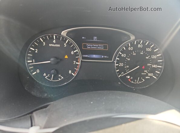 5N1DR2MN5JC605846 2018 NISSAN PATHFINDER Серебряный Вид щитка приборов