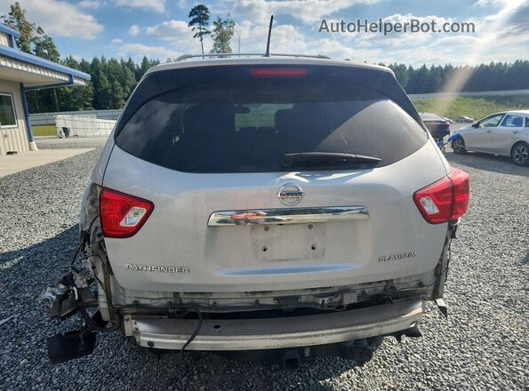 5N1DR2MN5JC605846 2018 NISSAN PATHFINDER Серебряный Вид сзади