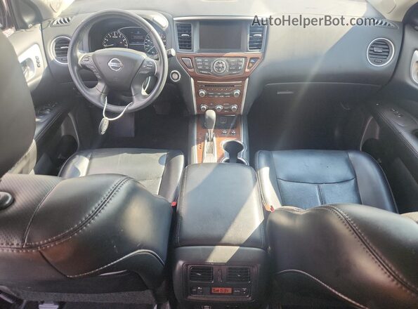 5N1DR2MN5JC605846 2018 NISSAN PATHFINDER Серебряный Вид панели приборов