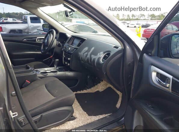 5N1DR2MN5KC618713 2019 NISSAN PATHFINDER Gray Front interior view