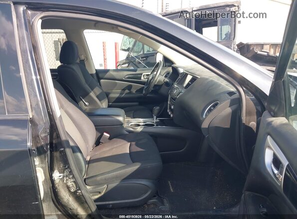 5N1DR2MN6KC605355 2019 NISSAN PATHFINDER Black Front interior view