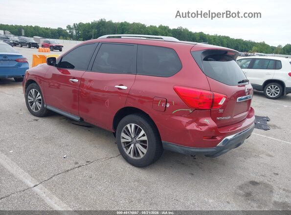 5N1DR2MN8HC613577 2017 NISSAN PATHFINDER Red Tył lewy