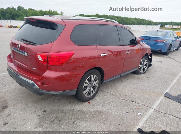 5N1DR2MN8HC613577 2017 NISSAN PATHFINDER Red Tył prawy