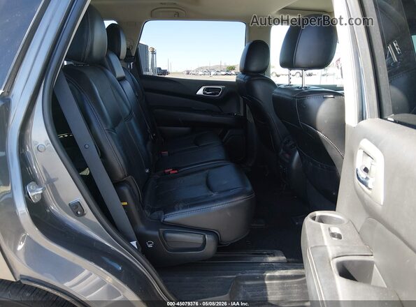 5N1DR2MN8HC677280 2017 NISSAN PATHFINDER Gray VIN sticker view