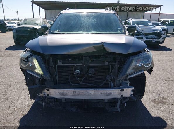 5N1DR2MN8HC677280 2017 NISSAN PATHFINDER Gray Rear interior view