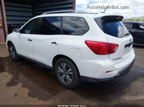5N1DR2MN8HC685721 2017 NISSAN PATHFINDER White Trasero izquierdo