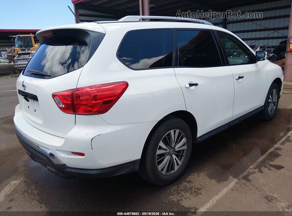 5N1DR2MN8HC685721 2017 NISSAN PATHFINDER White Trasero derecho