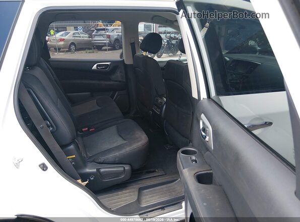 5N1DR2MN8HC685721 2017 NISSAN PATHFINDER White Vista de la etiqueta del VIN