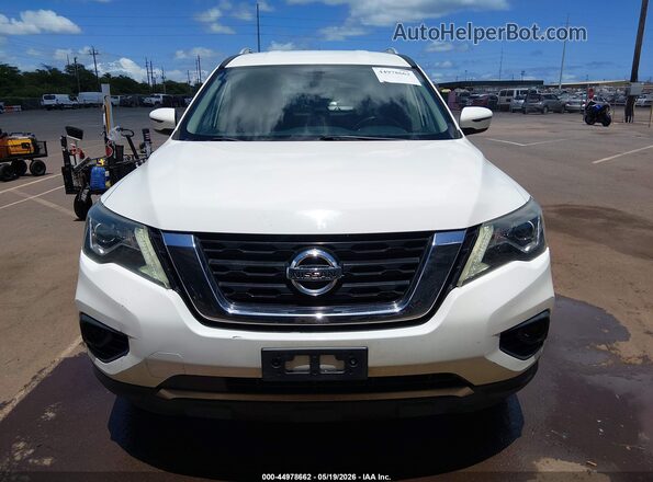 5N1DR2MN8HC685721 2017 NISSAN PATHFINDER White Vista del cuadro de instrumentos