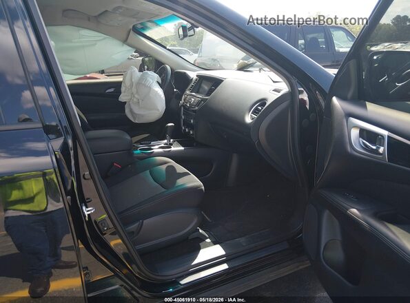 5N1DR2MN8JC648805 2018 NISSAN PATHFINDER Black Widok wnętrza z przodu