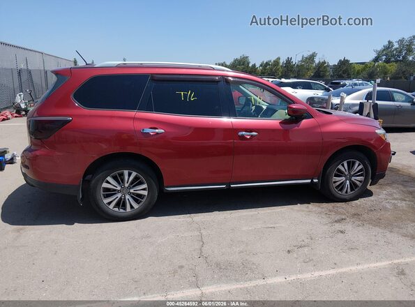 5N1DR2MN9HC610204 2017 NISSAN PATHFINDER Burgundy 360 interior view