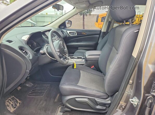 5N1DR2MN9JC620396 2018 NISSAN PATHFINDER Угольный Вид салона спереди