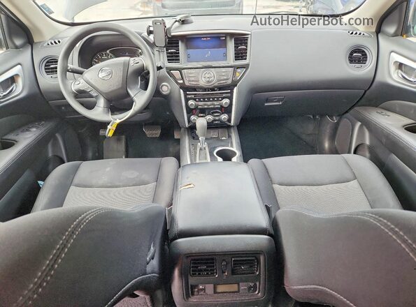 5N1DR2MN9KC622599 2019 NISSAN PATHFINDER Gray Առջևի վահանակի տեսք