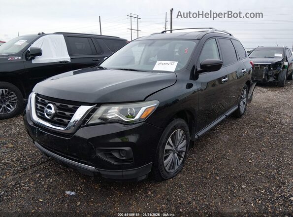 5N1DR2MNXKC653389 2019 NISSAN PATHFINDER Black Vista tres cuartos delantera izquierda