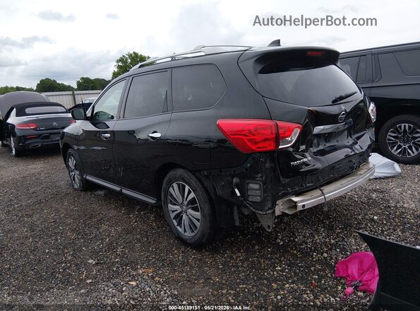 5N1DR2MNXKC653389 2019 NISSAN PATHFINDER Black Trasero izquierdo