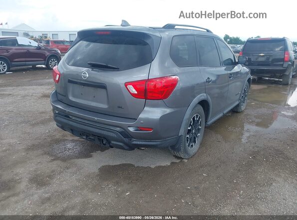 5N1DR2MNXKC655207 2019 NISSAN PATHFINDER Gray Trasero derecho