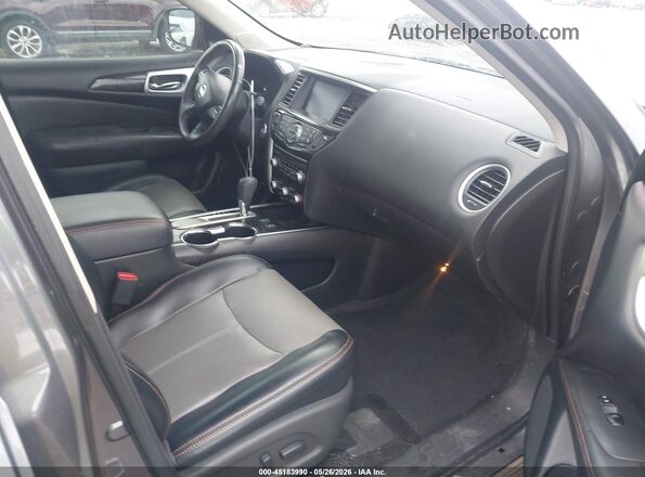 5N1DR2MNXKC655207 2019 NISSAN PATHFINDER Gray Vista interior delantera