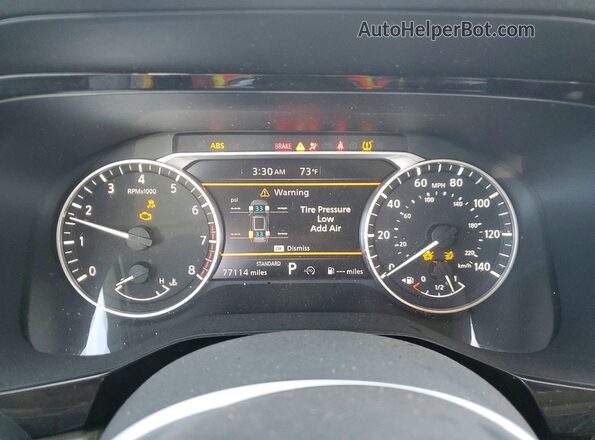 5N1DR3BA6NC239486 2022 NISSAN PATHFINDER Серый Вид щитка приборов