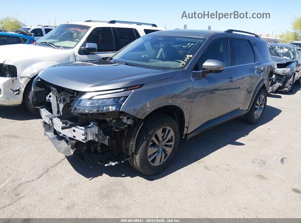 5N1DR3BA8SC294579 2025 NISSAN PATHFINDER Gray წინა მარცხენა ხედი სამი მეოთხედიდან