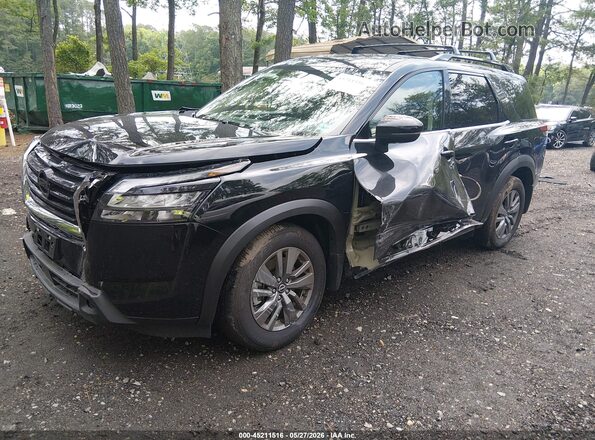 5N1DR3BBXSC313271 2025 NISSAN PATHFINDER Black Vista tres cuartos delantera izquierda