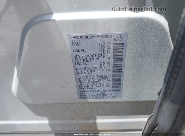 5N1DR3BC2PC250618 2023 NISSAN PATHFINDER Silver Engine compartment view