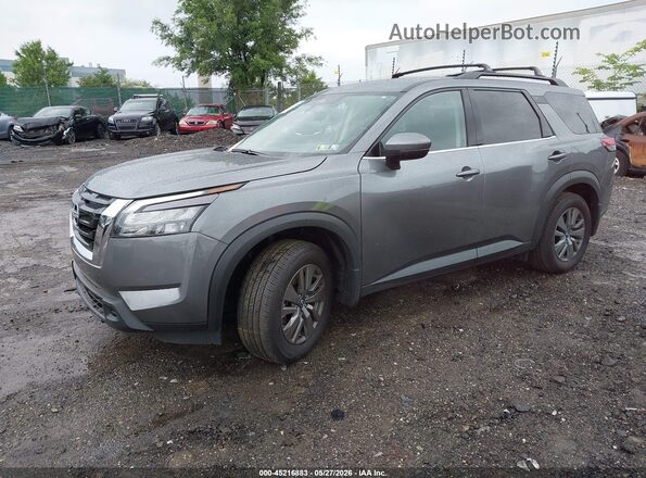 5N1DR3BC8SC279744 2025 NISSAN PATHFINDER Gray წინა მარცხენა ხედი სამი მეოთხედიდან