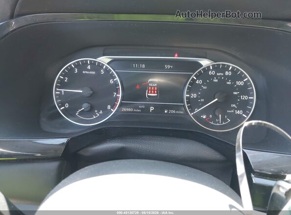 5N1DR3CC0SC254089 2025 NISSAN PATHFINDER Green უკანა სავარძლების ხედი