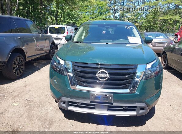 5N1DR3CC0SC254089 2025 NISSAN PATHFINDER Green ხელსაწყოთა პანელის ხედი