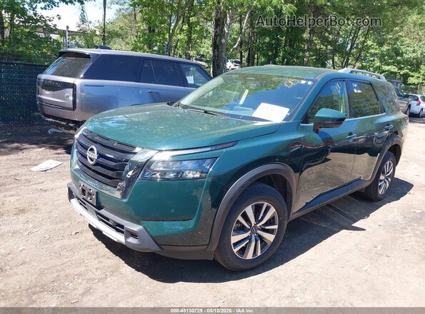 5N1DR3CC0SC254089 2025 NISSAN PATHFINDER Green წინა მარცხენა ხედი სამი მეოთხედიდან