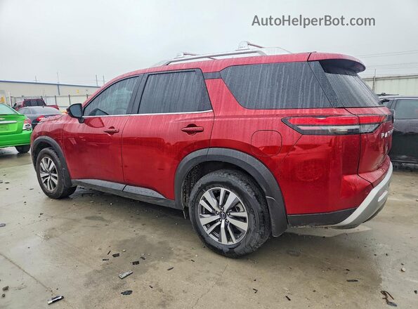 5N1DR3CC1PC221352 2023 NISSAN PATHFINDER Maroon Trasero izquierdo