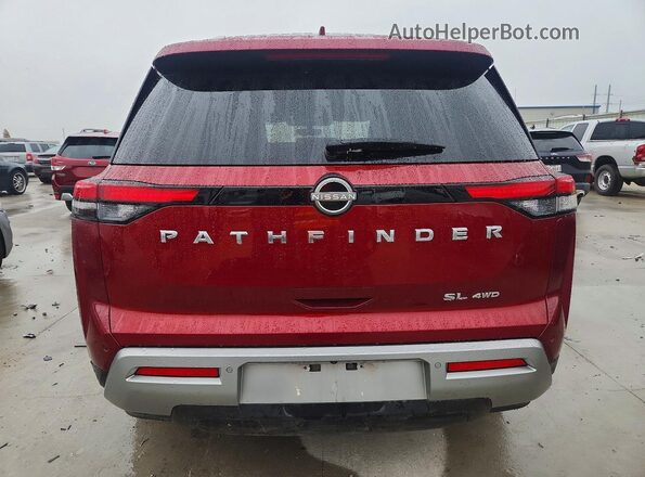 5N1DR3CC1PC221352 2023 NISSAN PATHFINDER Maroon Vista trasera
