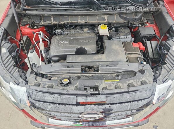5N1DR3CC1PC221352 2023 NISSAN PATHFINDER Maroon Vista del compartimento del motor
