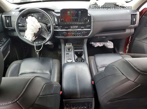 5N1DR3CC3PC220932 2023 NISSAN PATHFINDER Burgundy Вид панелі приладів