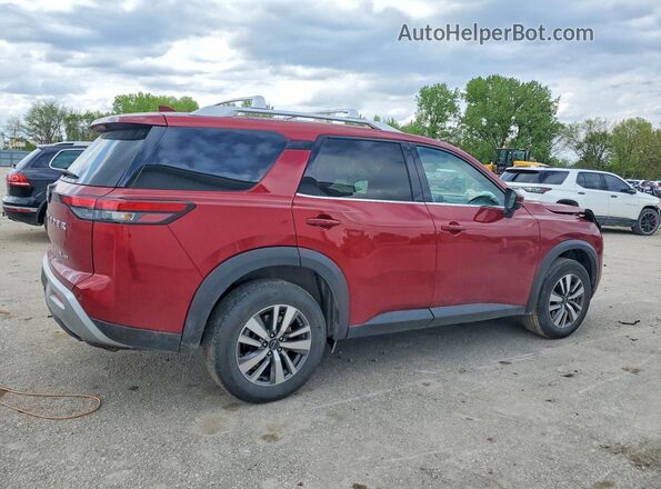 5N1DR3CC3PC220932 2023 NISSAN PATHFINDER Burgundy Задня права чверть