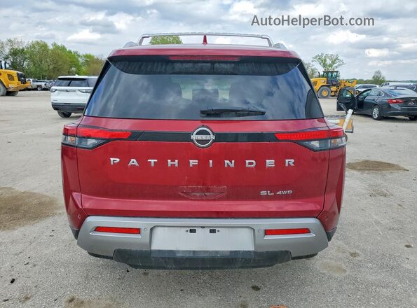 5N1DR3CC3PC220932 2023 NISSAN PATHFINDER Burgundy Вид ззаду